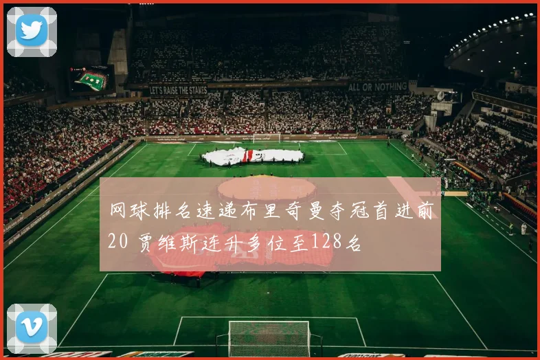 网球排名速递布里奇曼夺冠首进前20 贾维斯连升多位至128名